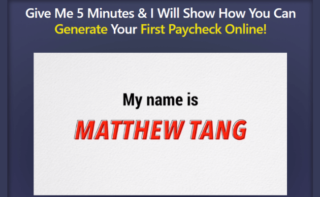 Click Wealth System Matthew Tang