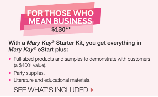 Mary Kay Starter Business Kit