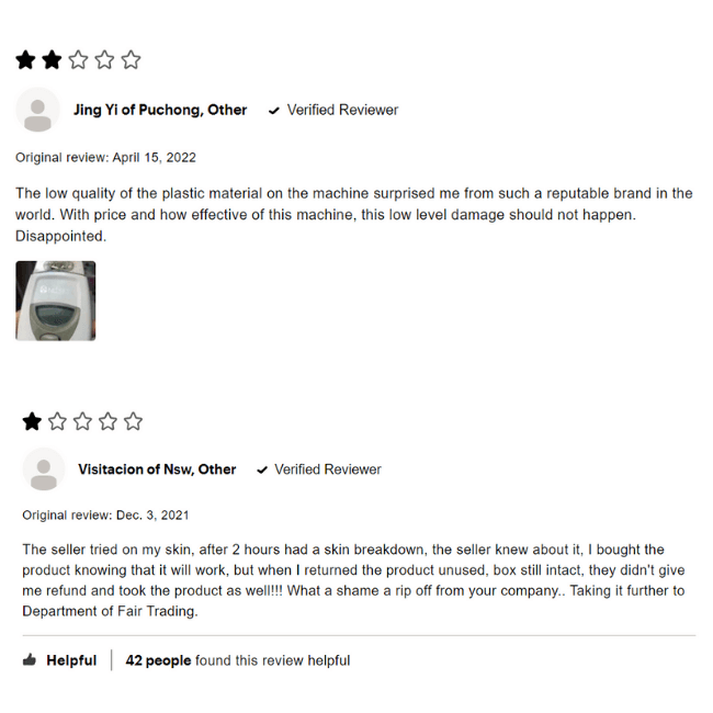 Nu Skin Negative Reviews