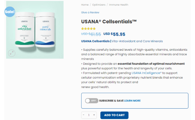 Usana Product Price