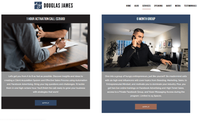 Douglas James Marketing Courses