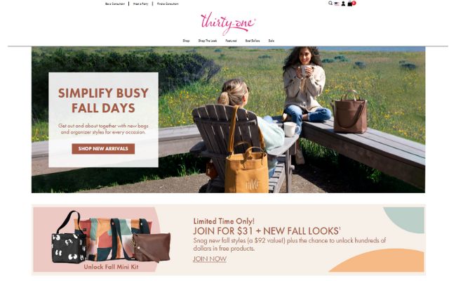Thirty One Gifts Website