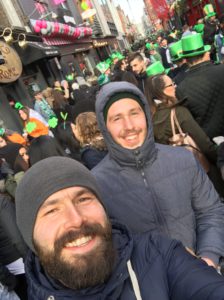 Me and My Bro Celebrating St. Patty's Day in Dublin!