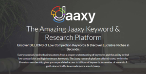 Wealthy Affiliate & Jaaxy Keyword Research Tool