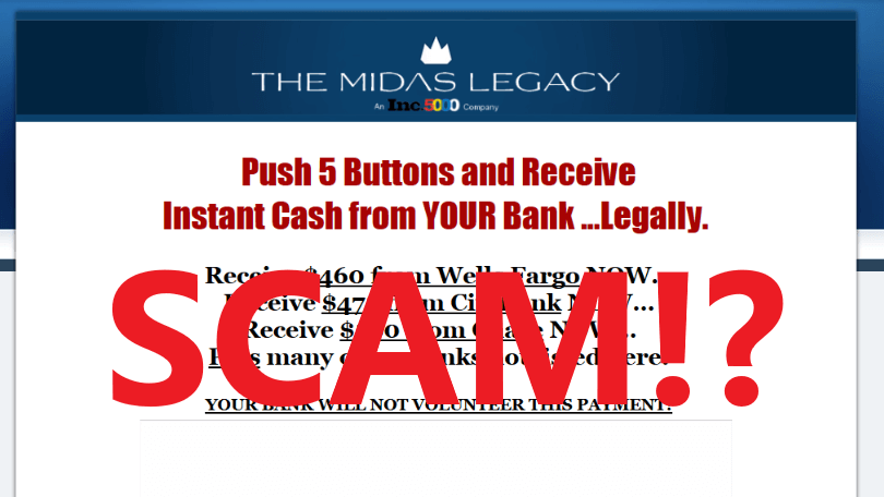 The Midas Legacy Review - Scam