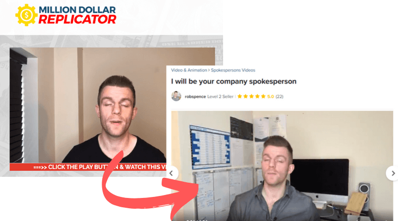 Million Dollar Replicator Scam Fake User