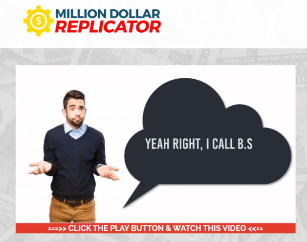 Million Dollar Replicator Sales Page