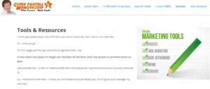 Chris Farrell Membership Review - Tools
