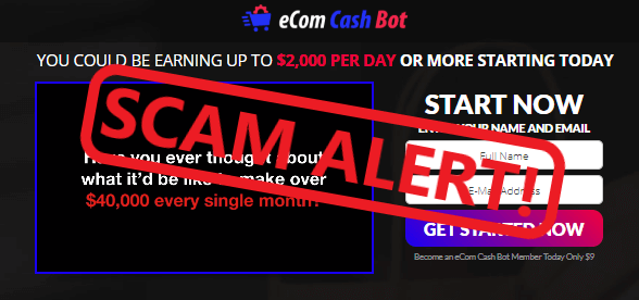 eCom Cash Bot Scam Alert