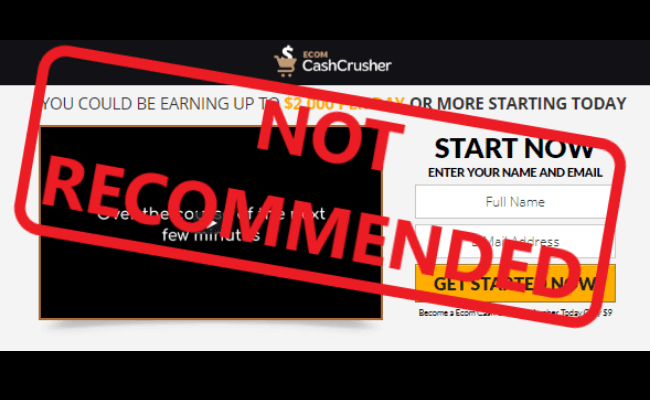 Ecom Cash Crusher Scam