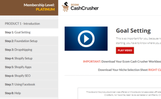 Ecom Cash Crusher Training