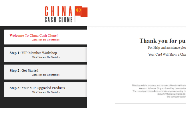 China Cash Clone Review - Product