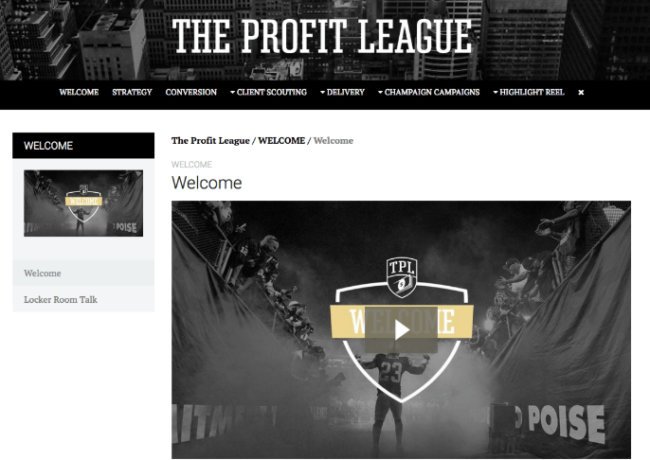 The Profit League - Inside Member's Area 