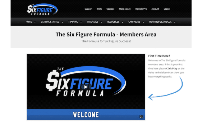 The Six Figure Formula Training