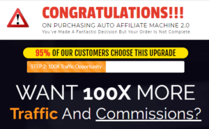 Auto Affiliate Machine 2.0 - Upsell Page