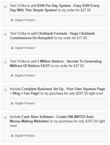Cash Siphon System - Upsells
