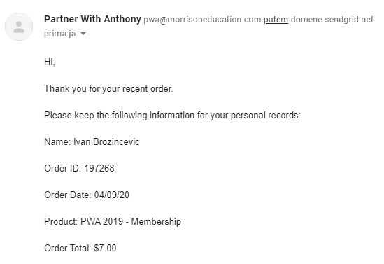 Partner With Anthony - My Receipt
