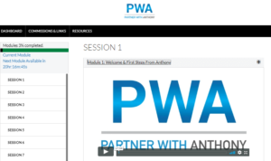 Partner With Anthony - Training Modules