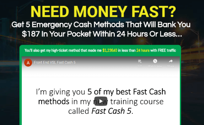 Fast Cash 5 Review – SCAM or Legit? 5 Things You Need To See Now ...