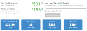 My Earnings at Wealthy Affiliate