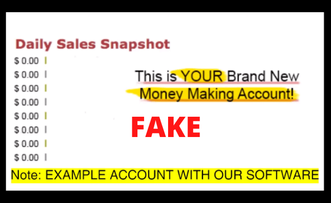 Income Sites Online - Fake Live Account