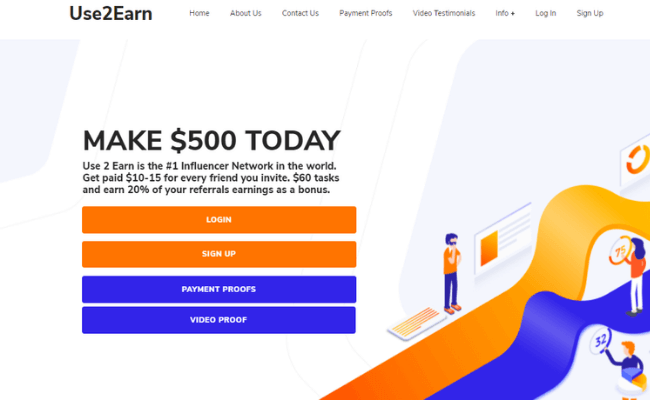 Use2Earn Review - Is Use2Earn.com a Scam or Legit?