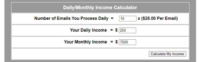 Email Sending Jobs Review - Income Calculator
