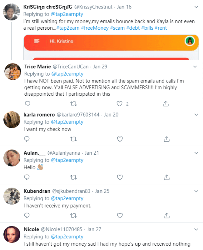 Tap2Earn Review - Complaints