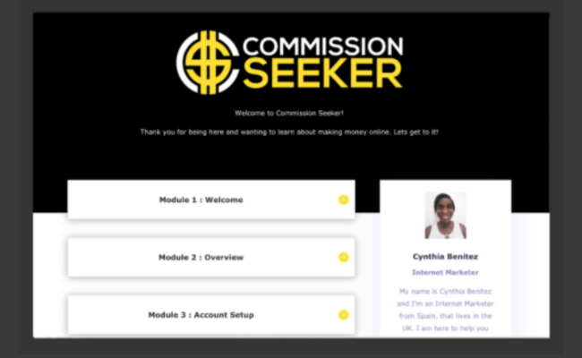 Commission Seeker Training