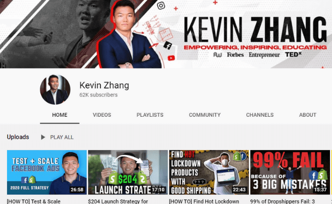 Ecommerce Millionaire Mastery Kevin Zhang YouTube