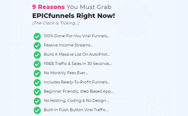 EPIC Funnels Sales Page