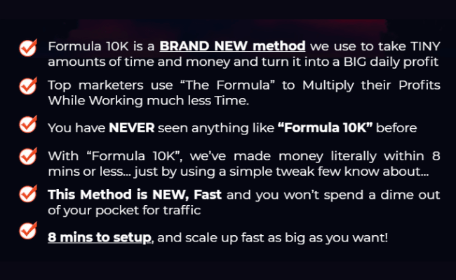 Formula 10K Overhyped Claims