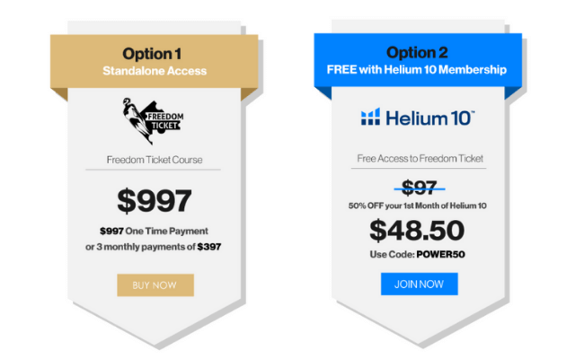 Freedom Ticket Pricing
