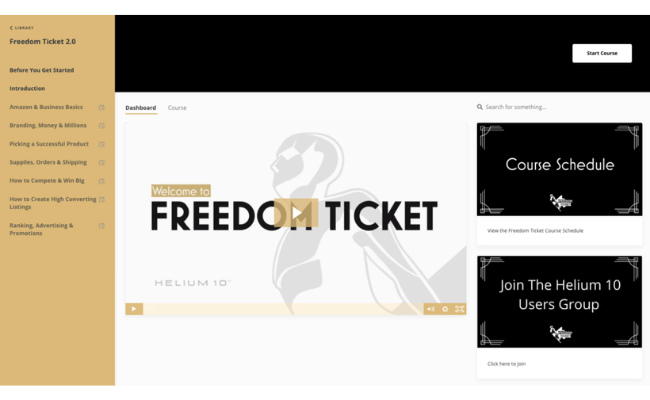 Freedom Ticket Training Course