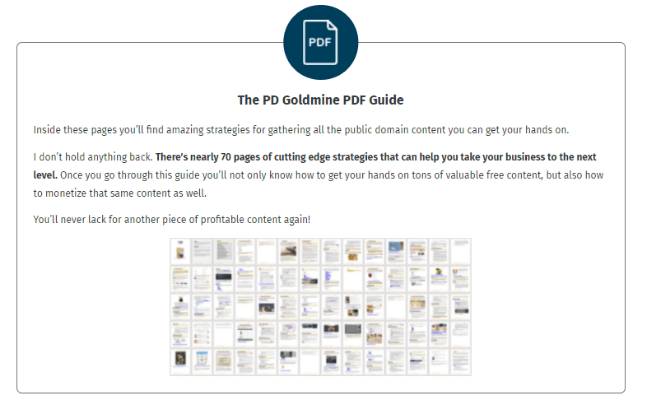 PD Goldmine PDF Guide