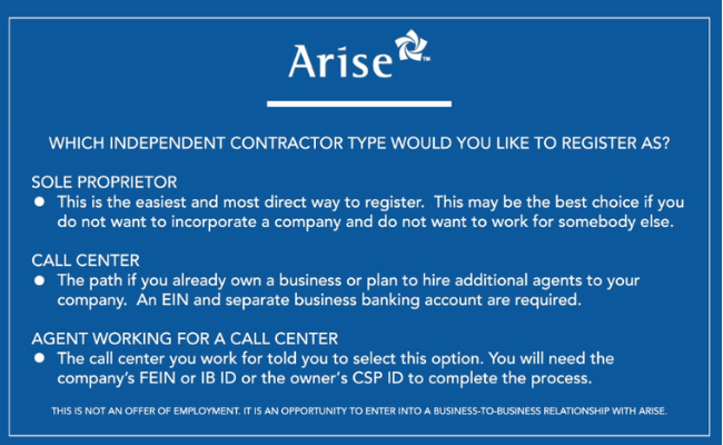 Arise Work From Home Options