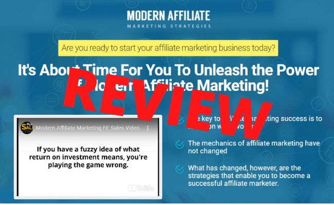 Modern Affiliate Marketing Strategies Review