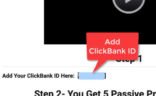 Connect ClickBank Affiliate ID