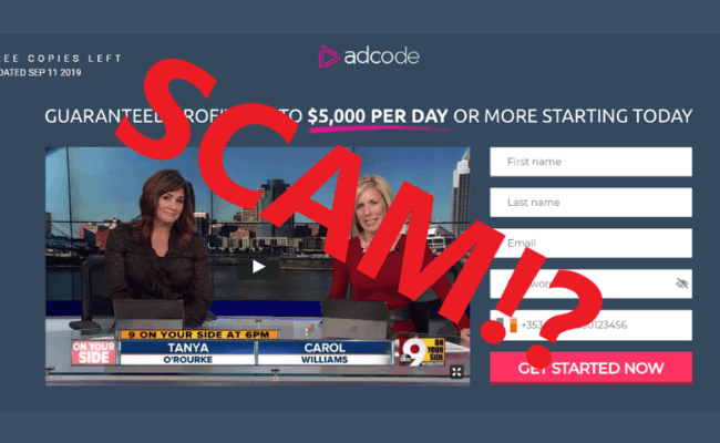 AD Code Scam