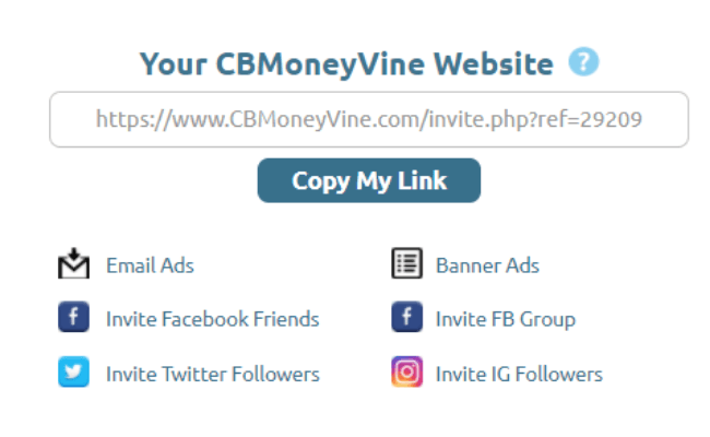 CB Money Vine Review - Affiliate Links