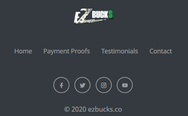 EZ Bucks Review Scam No Legal Pages