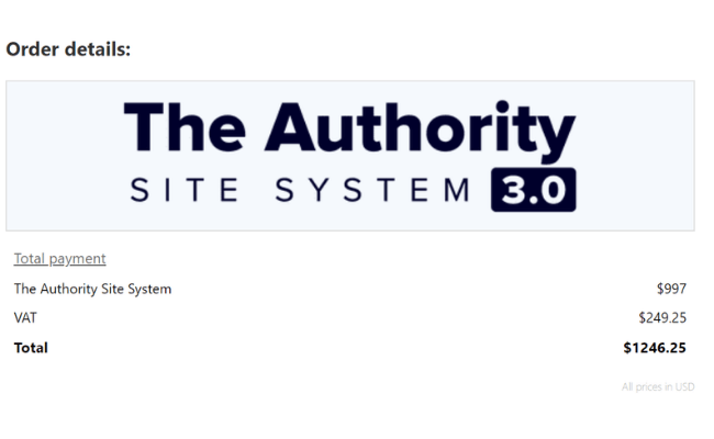 The Authority Site System Review Price
