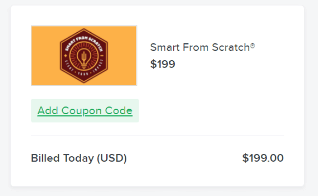 Smart From Scratch Price