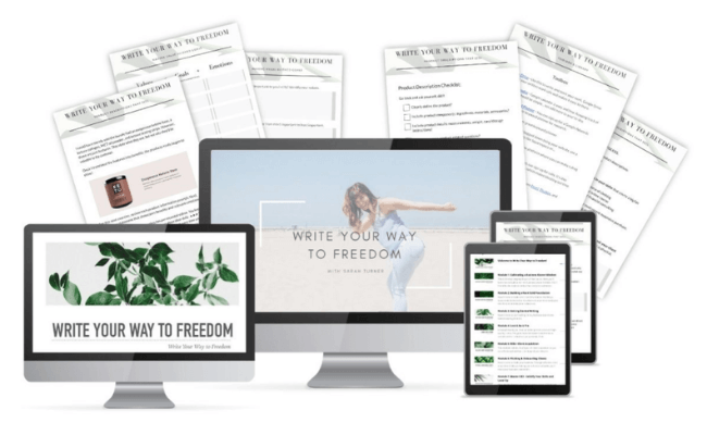 Write Your Way To Freedom Review - Scam by Sarah Turner or Legit?