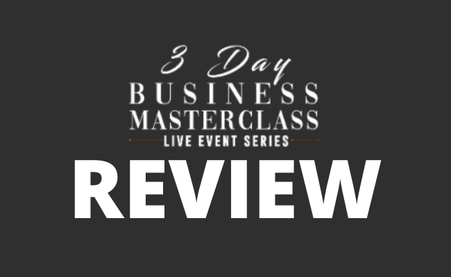 3 Day Business Masterclass Review