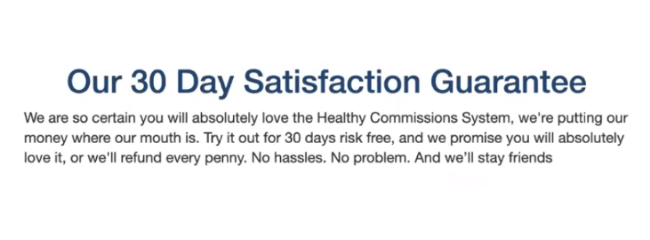 30-Day Satisfaction Guarantee