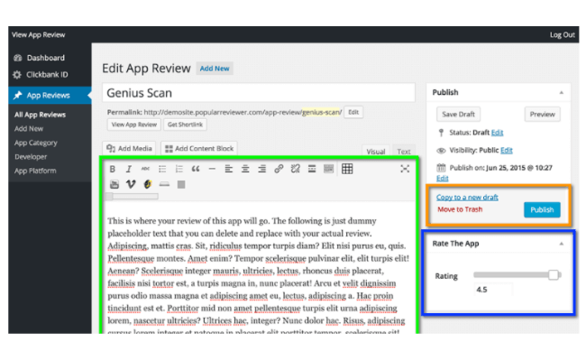 Write App Reviews Review - Step 2.2