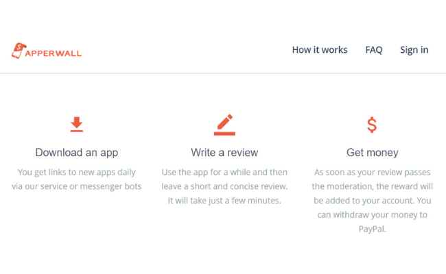 ApperWall Review Apps Steps