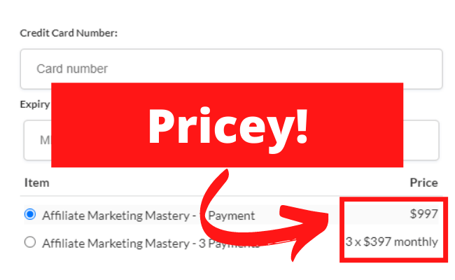 Why I Don't Recommend Affiliate Marketing Mastery