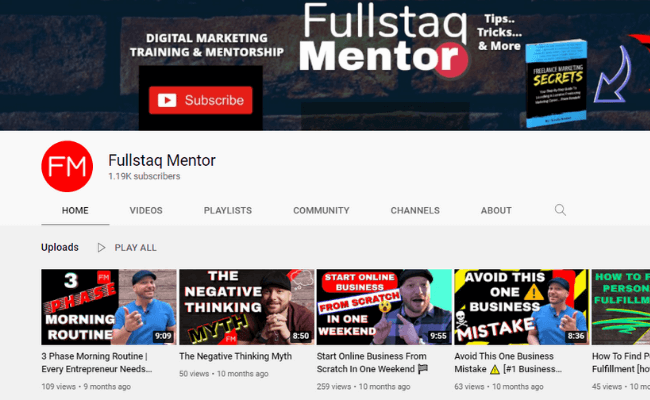 Fullstaq Marketer YouTube